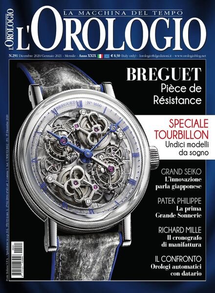 l’Orologio – Dicembre 2020 – Gennaio 2021 Cover