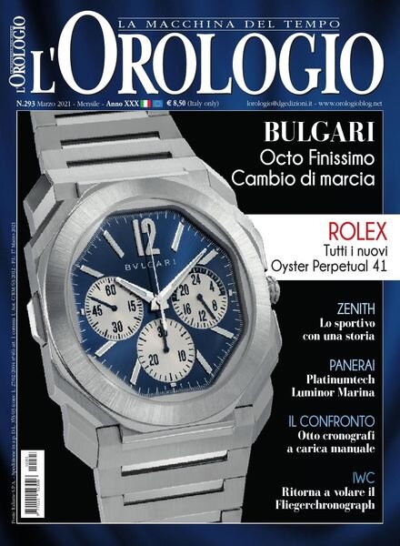 l’Orologio – Marzo 2021 Cover