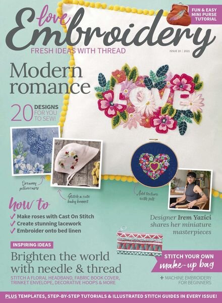 Love Embroidery – Issue 10 – February 2021 Cover