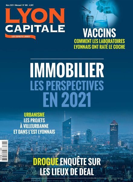 Lyon Capitale – Mars 2021 Cover