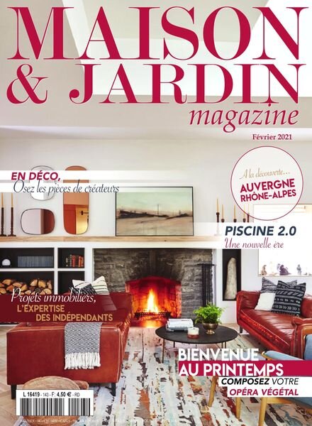 Maison & Jardin Magazine – Fevrier 2021 Cover
