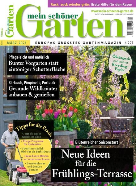 Mein schoner Garten – Marz 2021 Cover