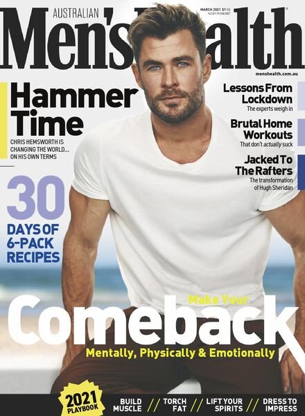 Men’s Health Australia – March 2021 Cover