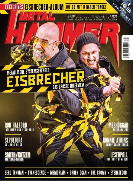 Metal Hammer Germany – 10 Marz 2021 Cover