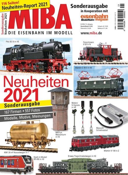Miba Sonderausgabe – Neuheiten 2021 Cover