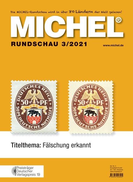 MICHEL Rundschau – 01 Marz 2021 Cover