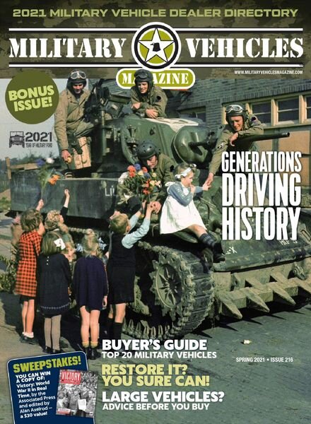 Military Vehicles – Spring 2021 Cover