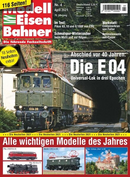 ModellEisenBahner – April 2021 Cover