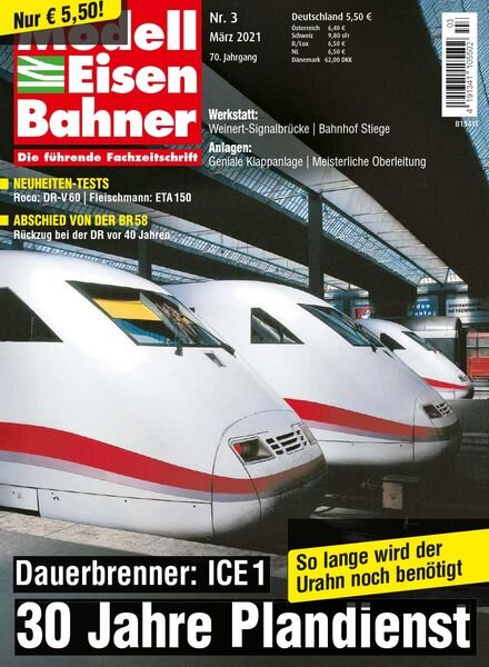 ModellEisenBahner – Marz 2021 Cover