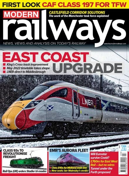 Modern Railways – March 2021 Cover