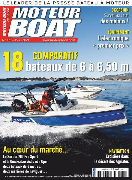 Moteur Boat – mars 2021 Cover