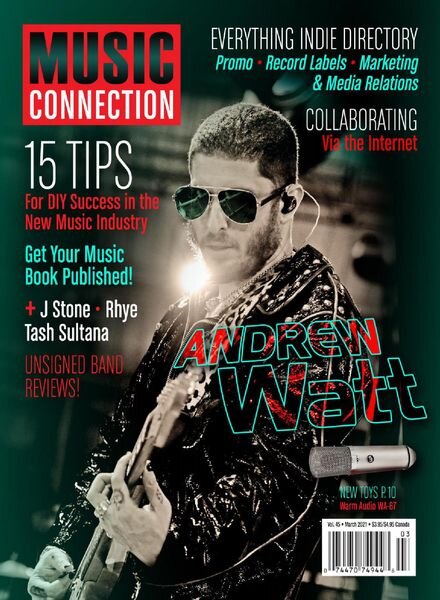 Music Connection – March 2021 Cover