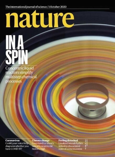 Nature – 1 October 2020 Cover