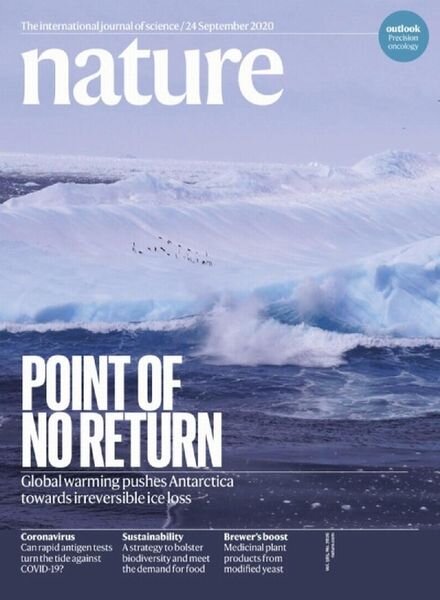 Nature – 24 September 2020 Cover