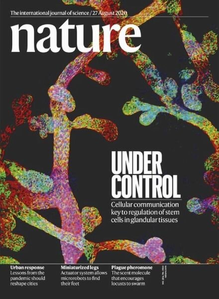 Nature – 27 August 2020 Cover