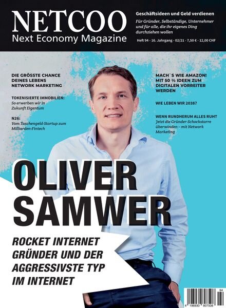 Netcoo Next Economy Magazine – 01 Marz 2021 Cover