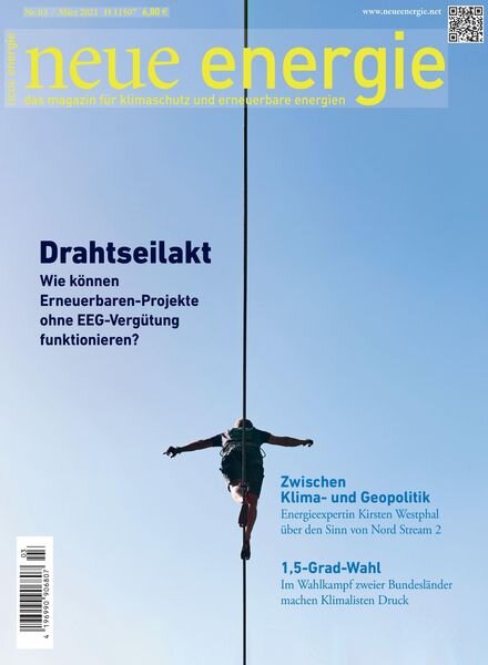 neue energie – 04 Marz 2021 Cover