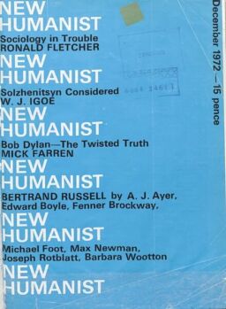 New Humanist – December 1972