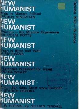 New Humanist – October 1973