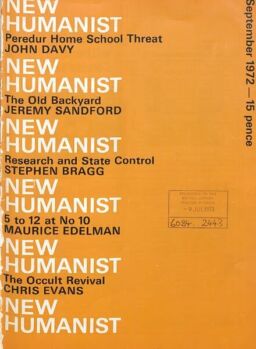 New Humanist – September 1972