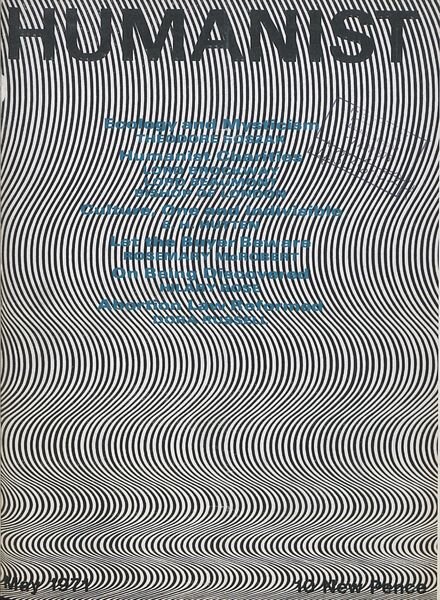 New Humanist – The Humanist, May 1971 Cover