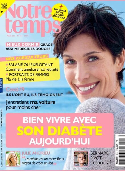 Notre Temps – Mars 2021 Cover