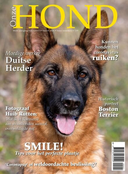 Onze Hond – februari 2021 Cover