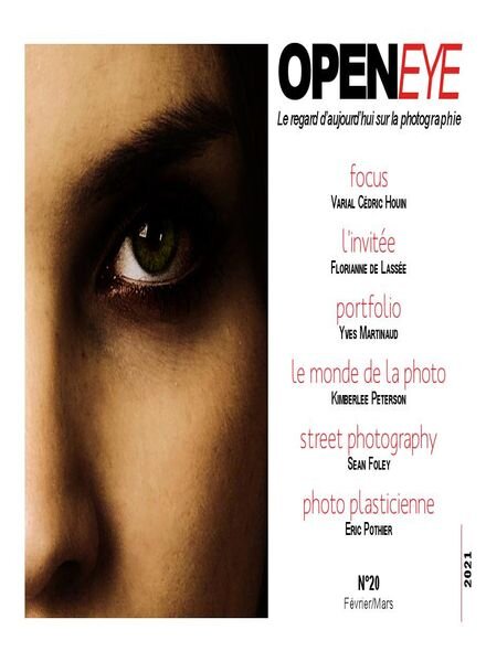 OPENEYE Magazine – Fevrier-Mars 2021 Cover