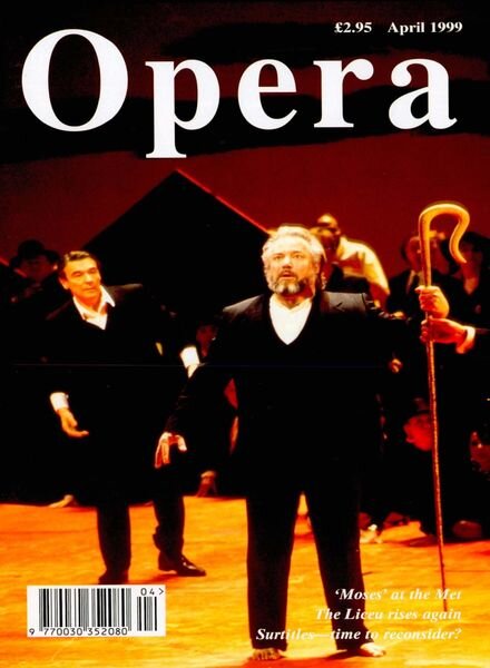 Opera – April 1999 Cover