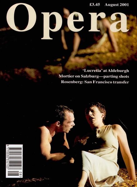 Opera – August 2001 Cover