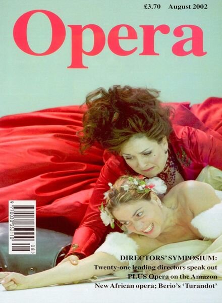 Opera – August 2002 Cover