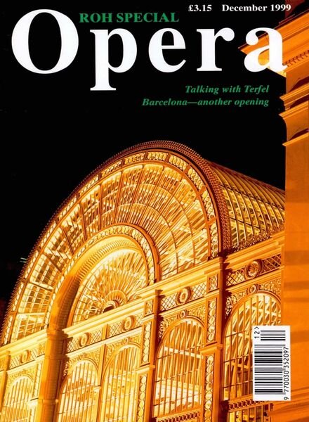 Opera – December 1999 Cover