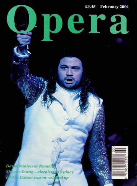 Opera – February 2001 Cover