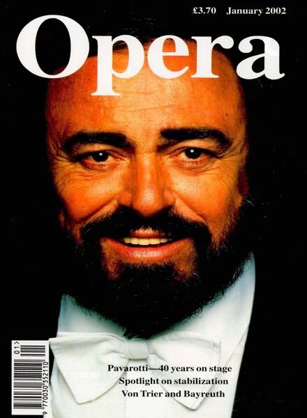 Opera – January 2002 Cover