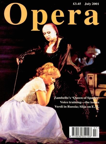Opera – July 2001 Cover