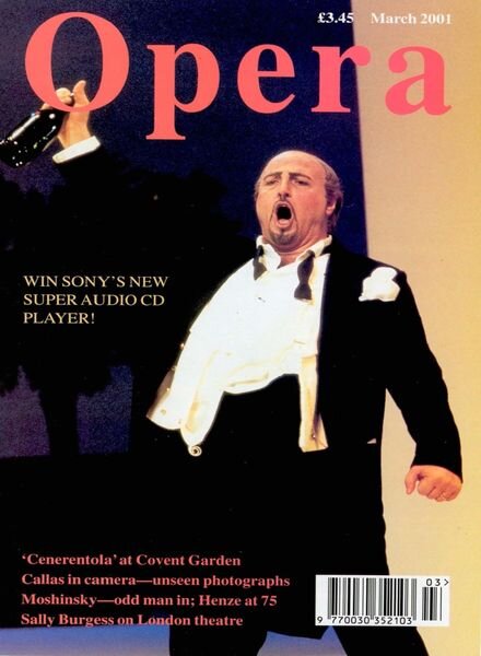 Opera – March 2001 Cover