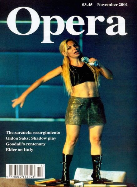 Opera – November 2001 Cover