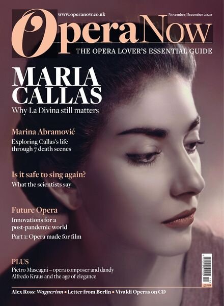 Opera Now – November-December 2020 Cover