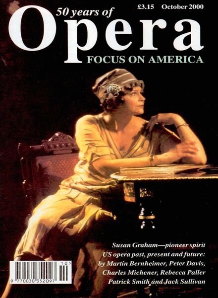 Opera – October 2000 Cover