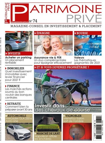 Patrimoine Prive – Mars-Mai 2021 Cover