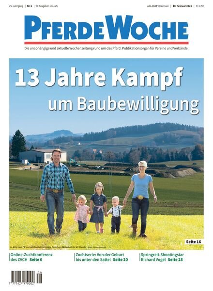 PferdeWoche – 10 Februar 2021 Cover