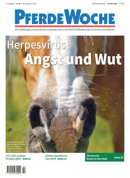 PferdeWoche – 10 Marz 2021 Cover