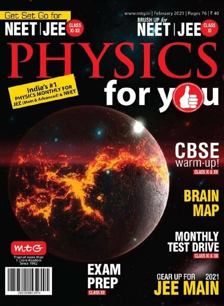 Physics For You – February 2021 Cover