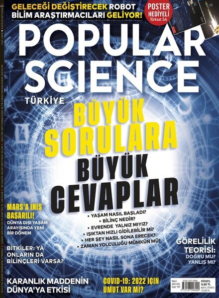 Popular Science – Turkey – 01 Mart 2021 Cover