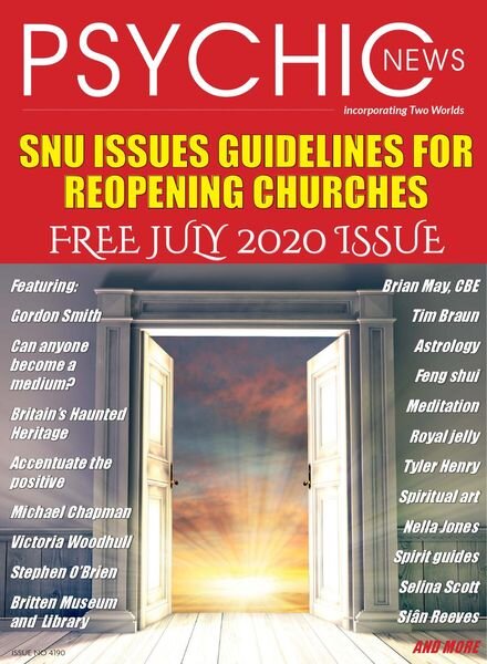 Psychic News – Issue 4190 – July 2020 Cover