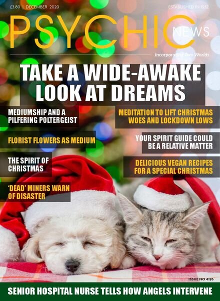Psychic News – Issue 4195 – December 2020 Cover
