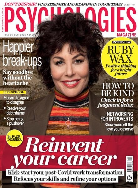 Psychologies UK – December 2020 Cover