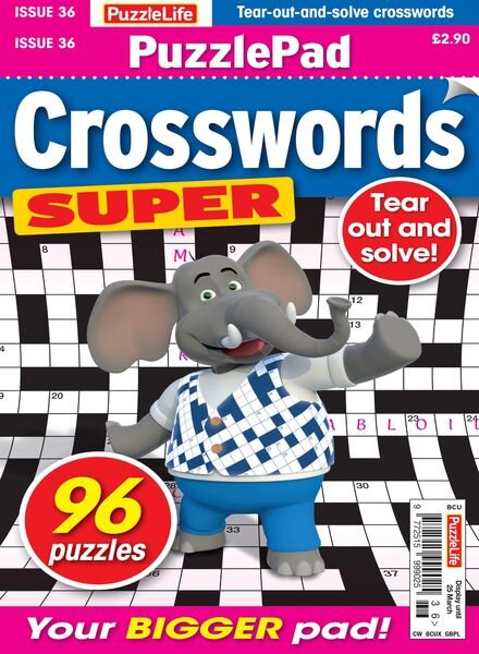 PuzzleLife PuzzlePad Crosswords Super – 25 February 2021 Cover