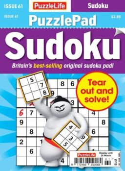 PuzzleLife PuzzlePad Sudoku – 25 February 2021