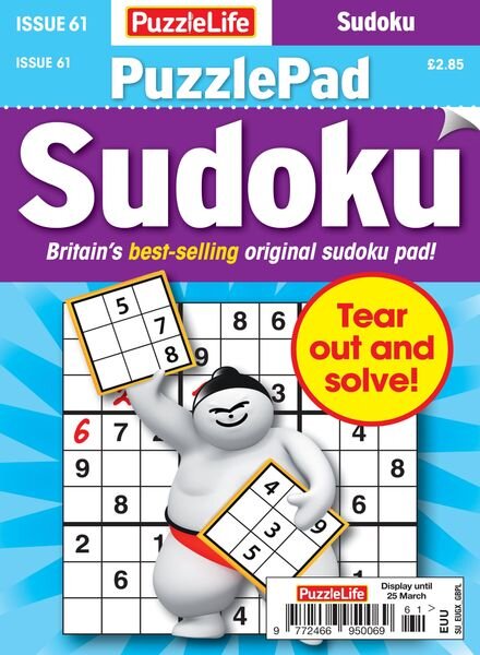 PuzzleLife PuzzlePad Sudoku – 25 February 2021 Cover